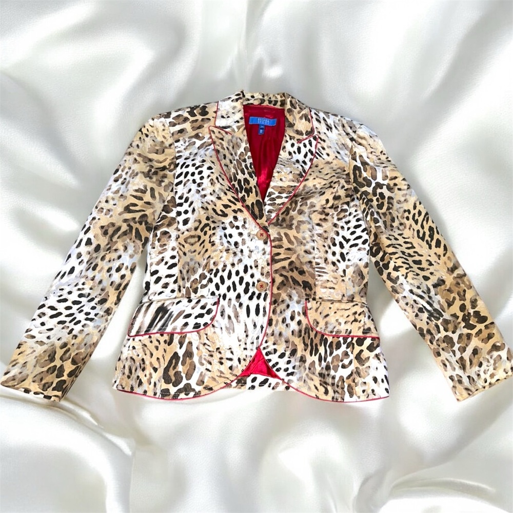 Vintage Escada leopard jacket